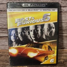 Fast Furious 6 4K Blu-Ray No Digital No Slipcover