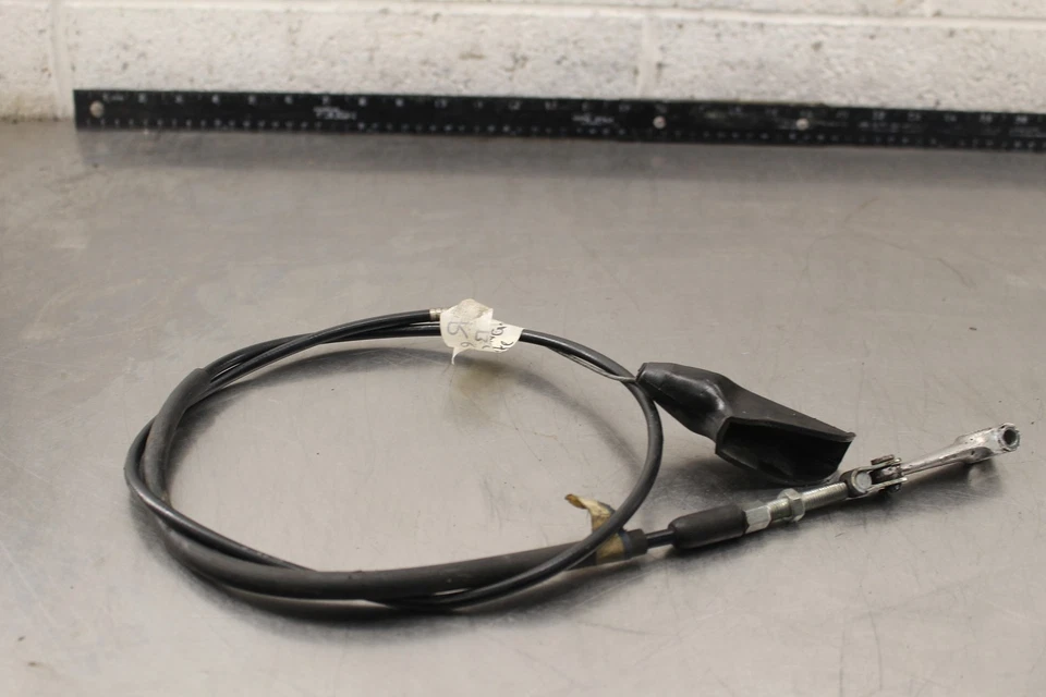 1980 Suzuki RM400 REAR HAND BRAKE CABLE LINE W838 - Image 2 of 4