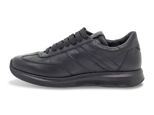 Sneakers Paciotti 66923SNA N in nappa stampato nero - Scarpe Uomo - Picture 3 of 5