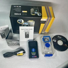 Vivitar DVR 510N Digital Recorder Night Vision + Underwater Case Tested Works