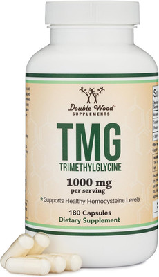 Double Wood Supplements TMG Trimethylglycine Supplement 1,000Mg per Serving, 180