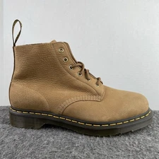 Dr. Martens 101 Unbound Tumbled Nubuck Leather Boots Savannah Tan Men's Size 10