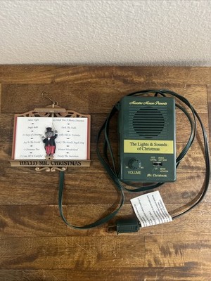 Hello Mr. Christmas Maestro Mouse Voice Activated Lights & Sounds of Christmas