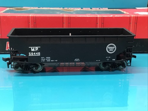 NEU ATLAS HO SCALE 2 BAY OFFSET SIDE HOPPER MISSOURI PACIFIC MOPAC 59446 | Zustand: New