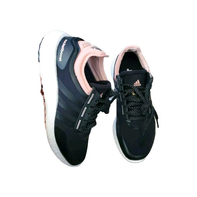 adidas CH Rocket Boost Running Shoes Women's Size 6 Black White Pink NWT EH0846 