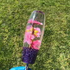 Mrgrip 5.5 Inch Resin Flower Shift Knob 12mmx1.25 Pink Cherry Blossom Jdm Japan