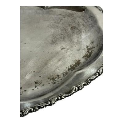 Vintage Del La Pena Silver Plated Oval Tray 18” | eBay
