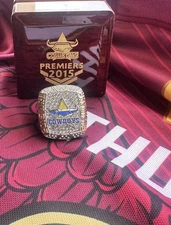 2015 North Queensland Cowboys NRL Permiership ring J.Thurston Signature Edition