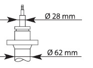 Amortisseur KYB 635807 suspension avant FIAT DUCATO Camion plate-forme Châssis