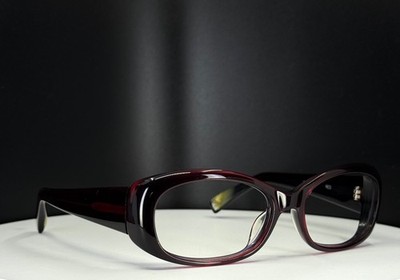 VTG CLASSICS BY SHO CECILE RED Womens Oval Full Rim Eyeglasses FRAMES ONLY