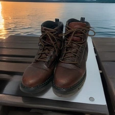 RED WING Shoes Work Boots Men 7.5 Made in USA 1626 EH Brown Leather Carpenter