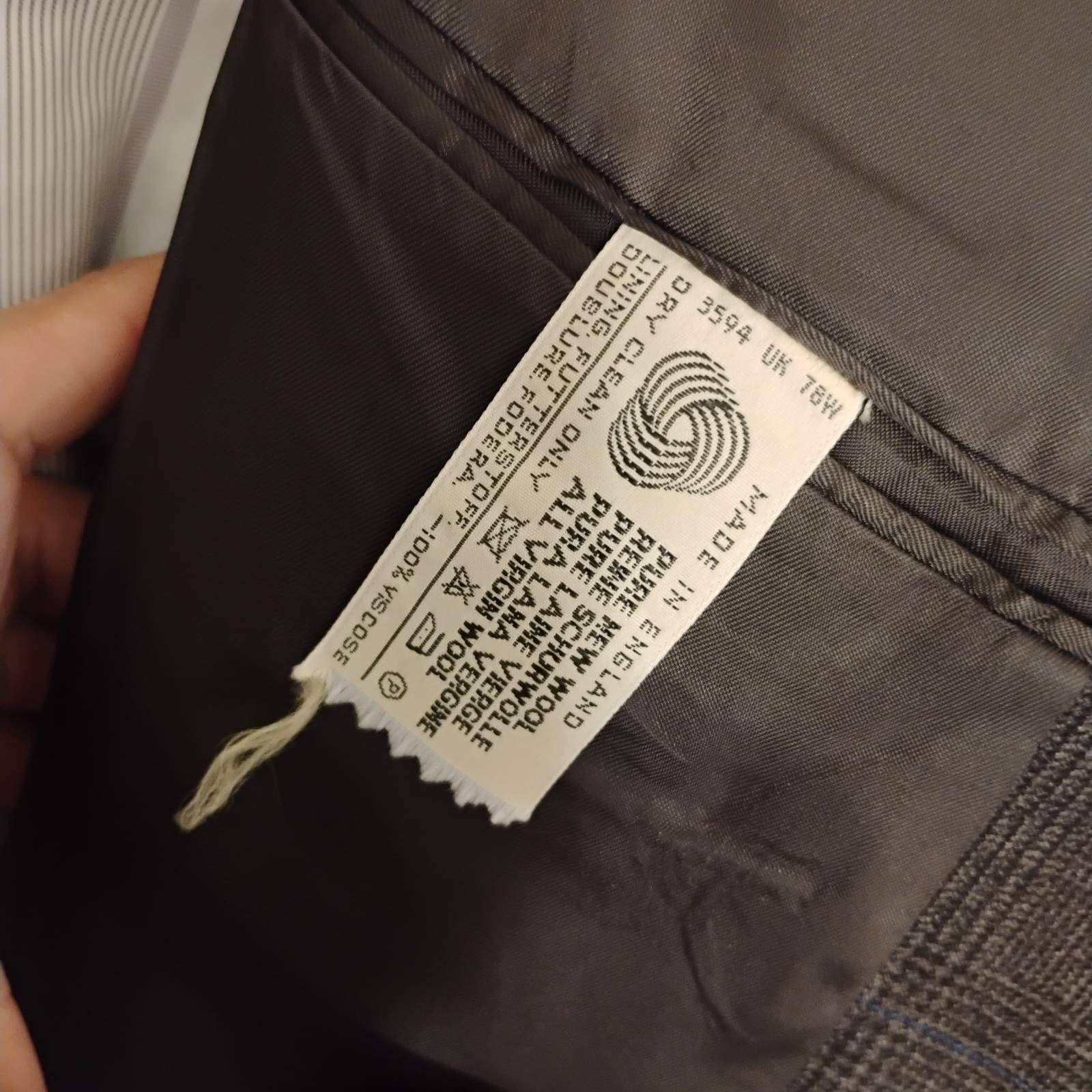 Huntsman Son  Mens Jacket Blazer Wool  41R Working Cuff One Btn Savile England 