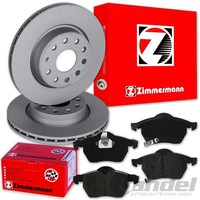 Zimmermann Bremsscheiben 308Mm + BelÄGe Vorne FüR Opel Astra G Zafira OPC 2.0T