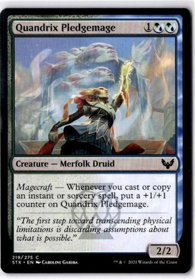 Quandrix Pledgemage 219 Strixhaven: School of Mages Magic: The Gathering NM