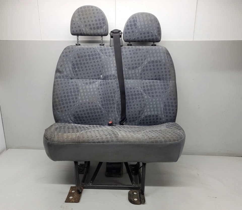 Ford Transit MK6 Sitz Sitzbank Doppelsitzbank vorne rechts Beifahrer (01) - Bild 2 von 4