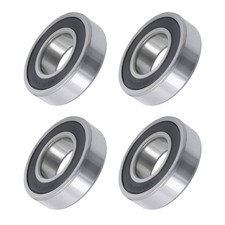 LABLT 62/28-2RS Double Rubber Seals 28 58 16mm 4Pcs Deep Groove Ball Bearing