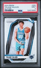 2024 Panini Prizm #262 Tidjane Salaun Glitter Prizms Rookie Card RC SP SSP PSA 9
