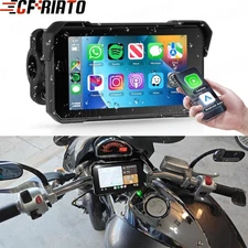5" Waterproof Motorcycle Navigator Portable Wireless Carplay Android Auto Screen