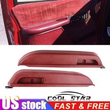 2X Front LH RH Door Armrest Red For Chevrolet...