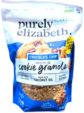 Purely Elizabeth Chocolate Chip Cookie Granola 31 Ounce Bag Rec#32 EXP 10/2026