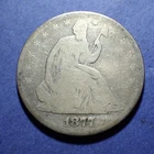 1877 Liberty Seated Half Dollar  Good details