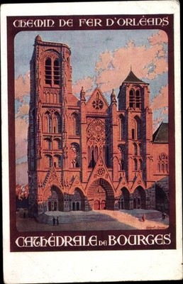 Künstler Ak Duval, C., Bourges Cher, Cathedrale St. Etienne - 3334269