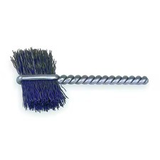 Weiler 98670 Burrite Tube Wire Brush, Stainlesss Steel, Pk10