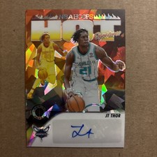 2023-24 Panini Hoops Premium Stock JT Thor Hot Signatures Ice Auto Wizards