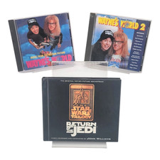 Waynes World Star Wars Return of the Jedi Movie Sountracks 4 CD Music Bundle