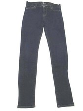 7 for all Mankind Skinny Womens Blue Jeans Size 28 USA Made 29x30