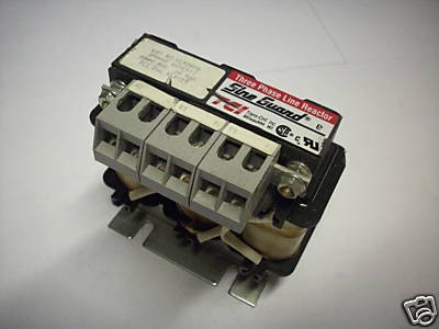 TRANS COIL / TCI  KLR2ATB THREE PHASE LINE REACTOR EXCELLENT USED CONDITION
