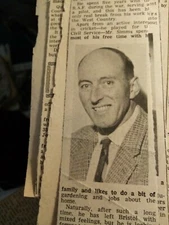 Wtr6  Ephemera 1961 Picture Mr simms margate 