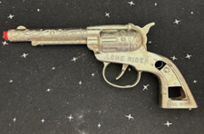 VTG Buzz Henry Lone Rider Cap Gun Diecast 7.5" Works