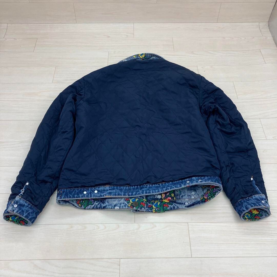 KITH Ellis Denim Floral Embroidery Denim Jacket Men's KITH Ellis Denim Floral Embroidery Denim Jacket Men's
