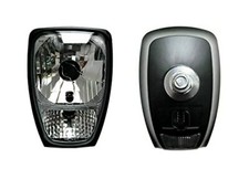 2x Scheinwerfer + Glühbirnen 12V Stecker Radlader Teleskoplader JCB Agri Cobo 