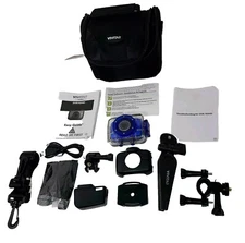 Vivitar DVR 783HD Action Camera Digital Recorder Waterproof Accessories Tested 