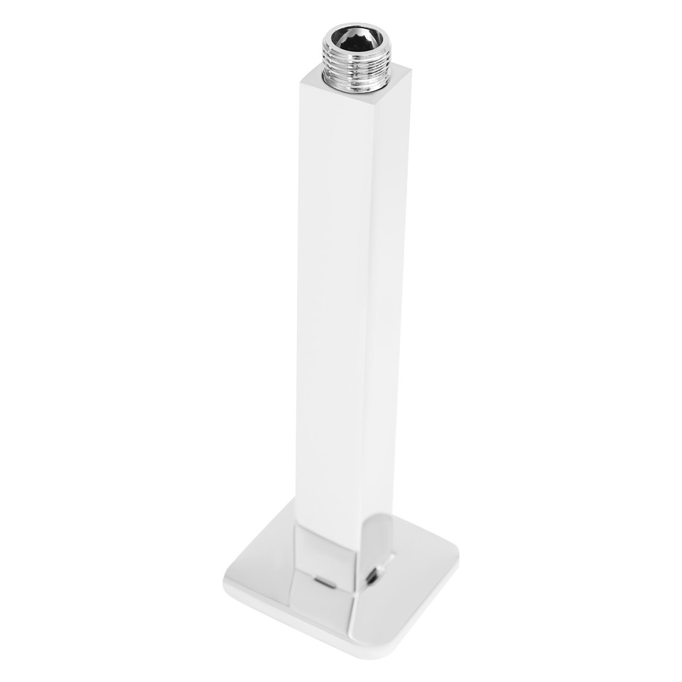 9" Square Ceiling Rain Shower Head Chrome Ceiling Mounted Extension Arm