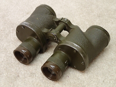 Vintage M13A1 Green 6x30 Binoculars with Reticle M62A1 Carrying
