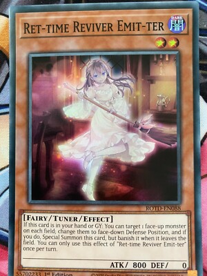 Yugioh Ret-Time Reviver Emit-Ter ROTD-DE088 Super Rare NM x3 Play Set