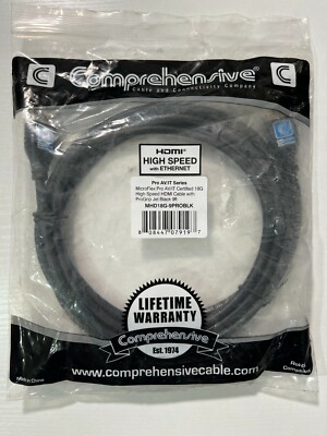 Comprehensive MicroFlex PRO AV/IT Certified 18G High Speed HDMI Cable - 9'