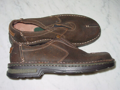 Clarks Garnett 35143 Brown Loafer Shoes Leather Sneakers Size 10M Slip On s-l400.jpg main image 4