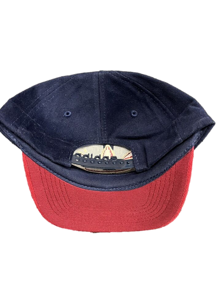 Vintage adidas Adjustable SnapBack Hat (Navy/Red) Small/Medium Fit