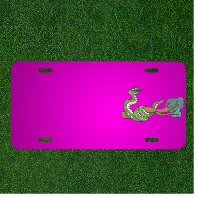 Custom Personalized Car License Plate With Add Names To Snake Tree Branch