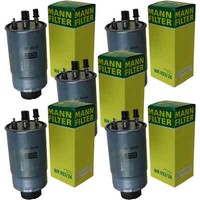 5X MANN-FILTER Kraftstofffilter Fuel Filter WK 853/24