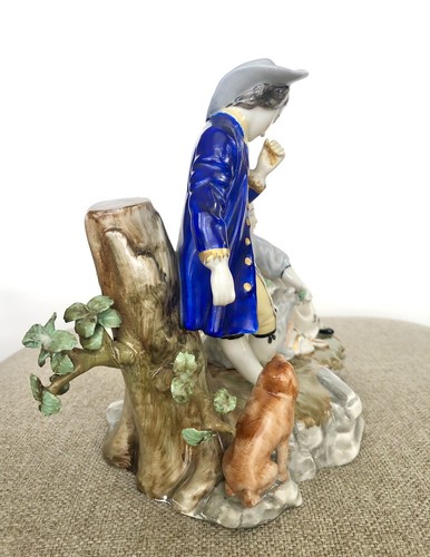 1960 Dresden Porcelain Figurine Couple Fr Horchst 18 Century Mold By JP Melchior - Picture 10 of 23