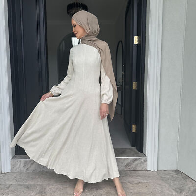 muslim party dresses with long drape sleeves covered Modest Evening Dress, Sequin Satin Gown, Long Sleeve Hijab Dress, Feather Cuff Abaya, Islamic Wedding Outfit, Special Occasion Dress