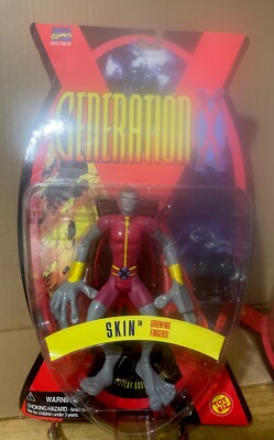 Marvel Comics Generation X Skin Action Figure 1995 Toy Biz Sealed