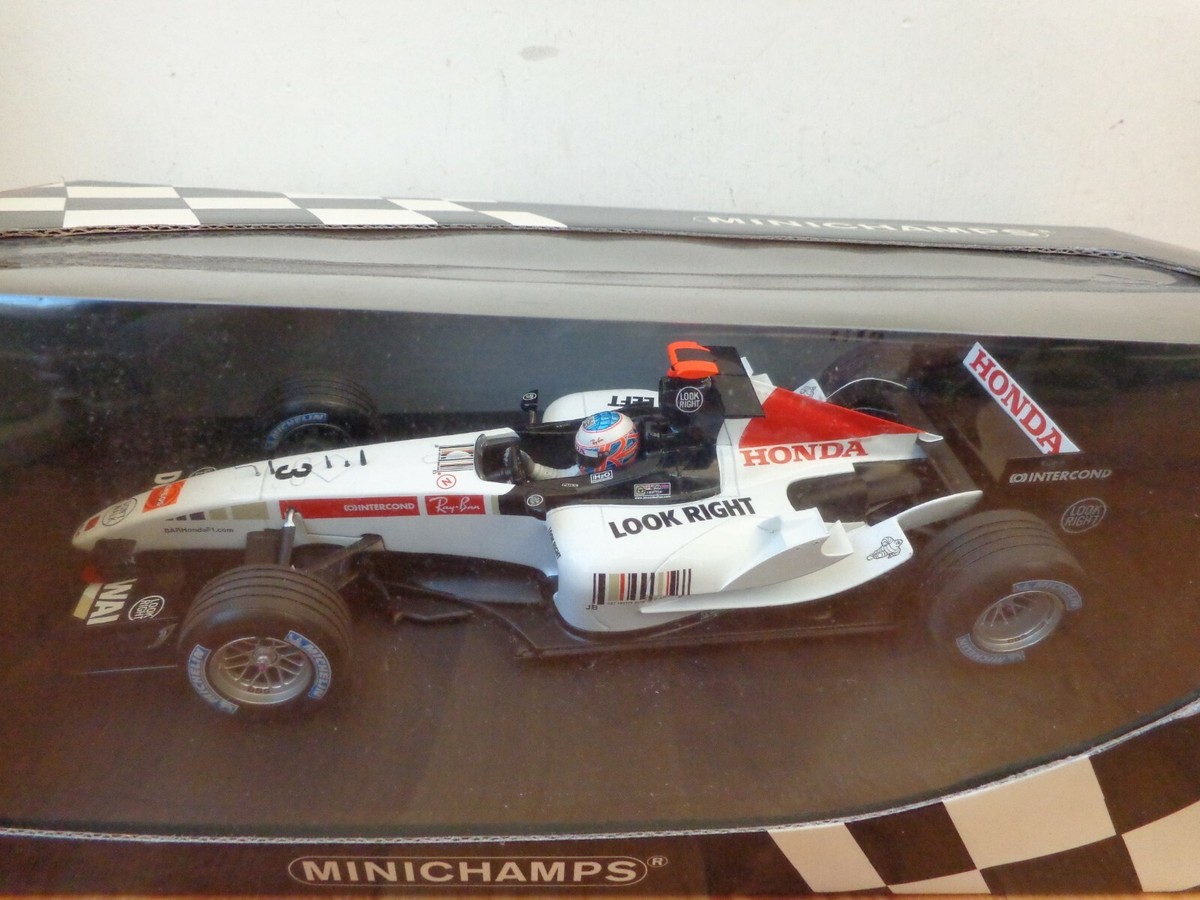 MINICHAMPS 1/18 BAR HONDA 007 JENSON BUTTON 2005 F1 FORMULA 1 CAR