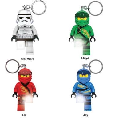 Lego Schlüsselanhänger LED Rucksackanhänger Ninjago Kinder Taschenlampe Keychain