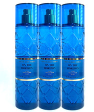 3 BATH  BODY WORKS ON THE HORIZON FINE FRAGRANCE MIST BODY SPRAY 8 OZ NEW